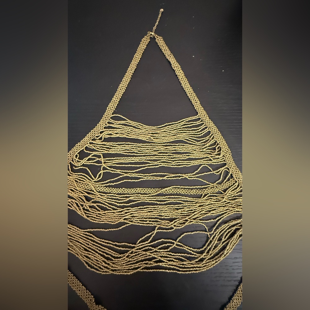 Free people body chain. | I love your way gold chain top - Picture 3 of 4
